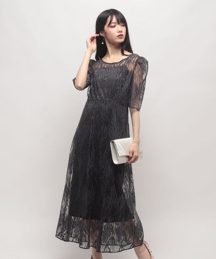 カエンドレスKaene カエン　フォーマルワンピース　ドレス　日本製　お呼ばれドレス