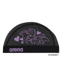 arena (アリーナ)/【ディズニー】"ドナルド" と "デイジー" メッシュキャップ（ラバープリント）/ブラック