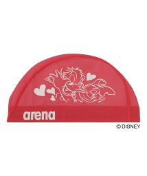 arena (アリーナ)/【ディズニー】"ドナルド" と "デイジー" メッシュキャップ（ラバープリント）/ピンク