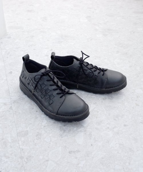 モード カオリ MODE KAORI 撥水レザーメッシュスニーカー 6117 MODE KAORI