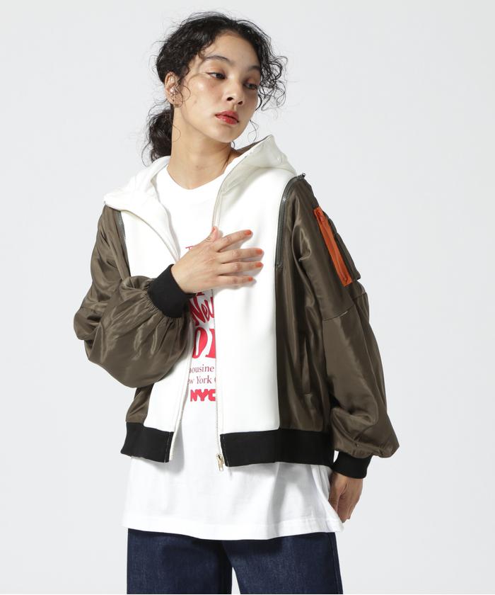 Risley(リズレー) 別注MA－1コンビパーカー 新 発売