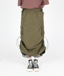 S'more/【 S'more / Mesh layered double sided skirt 】メッシュレイヤードダブルサイディットスカート/505793416