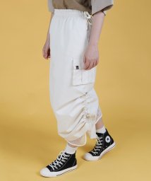 S'more(スモア)/【 S'more / Mesh layered double sided skirt 】メッシュレイヤードダブルサイディットスカート/ホワイト