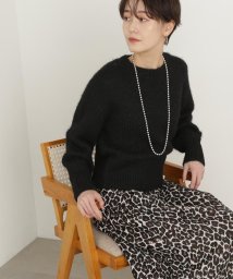 N Natural Beauty Basic/フェザークルーネックニット/505793843