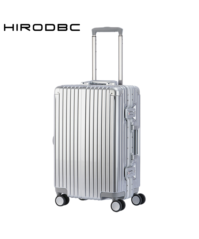 スーツケース 機内持ち込み Sサイズ SS 33L 軽量 丈夫 アルミフレーム シルバー DBCラゲージ HIRODBC ADL－G18