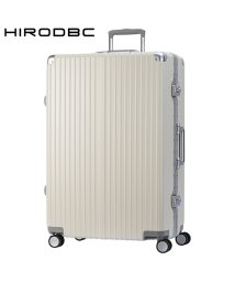 HIRODBC(ヒロディービーシー)/スーツケース Lサイズ LL 90L 受託無料 158cm以内 大型 大容量 軽量 丈夫 アルミフレーム シルバー DBCラゲージ HIRODBC ADL－G2/クリーム