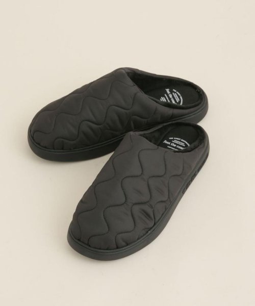 nano・universe(ナノ・ユニバース)/ＱＵＩＬＴＩＮＧ　ＳＡＮＤＡＬＳ　（ＷＡＶＥ　ＳＴＩＴＣＨ）/ブラック