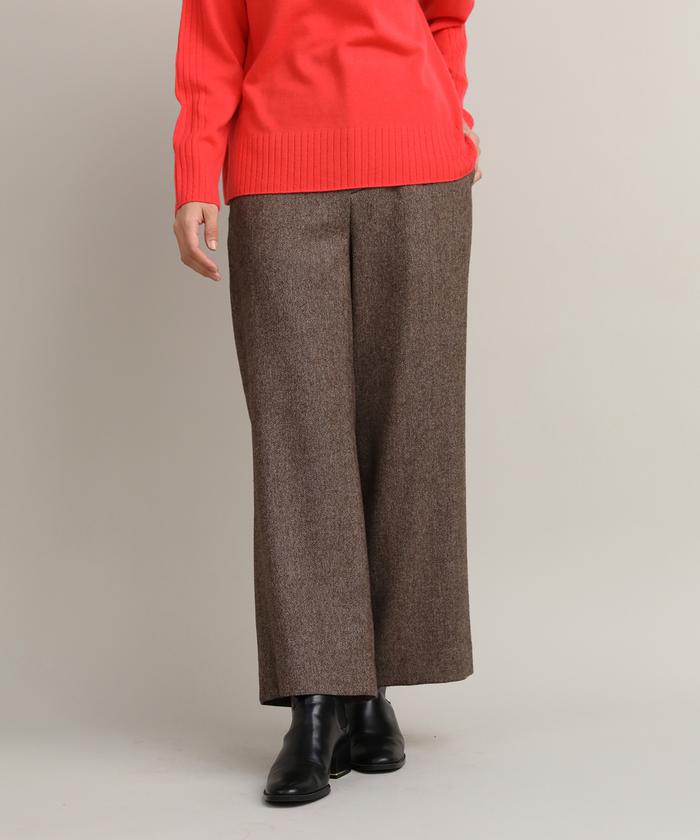 セール】メランジツイルストレートワイドパンツ(505769509) | イッツ  