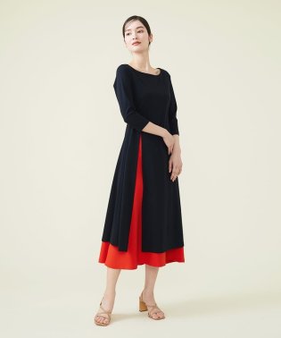 Sybilla/【SYBILLA DRESS】フロントスリット スカート付きジャージードレス/505795743