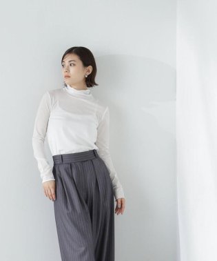 NATURAL BEAUTY BASIC/＜シアースキンカットソーシリーズ＞ハイネック/505795835