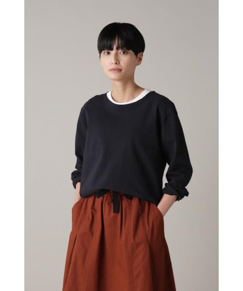 MHL.(エムエイチエル)/DRY COTTON JERSEY/BLACK