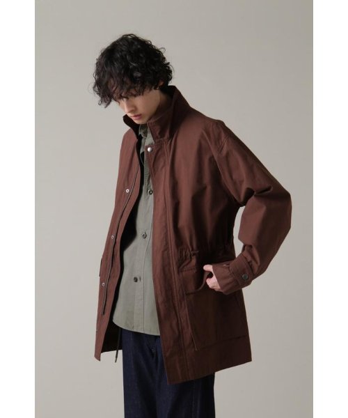 MHL.(エムエイチエル)/DENSE COTTON NYLON PLAINWEAVE/RUST3