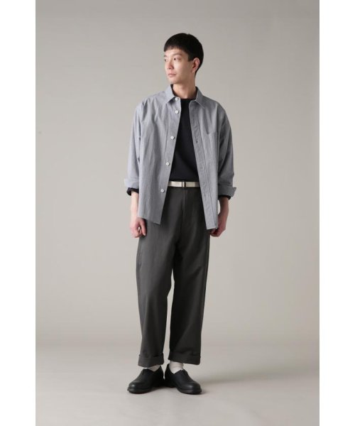 MHL.(エムエイチエル)/WASHED COMPACT COTTON/DARKCHARCOAL4