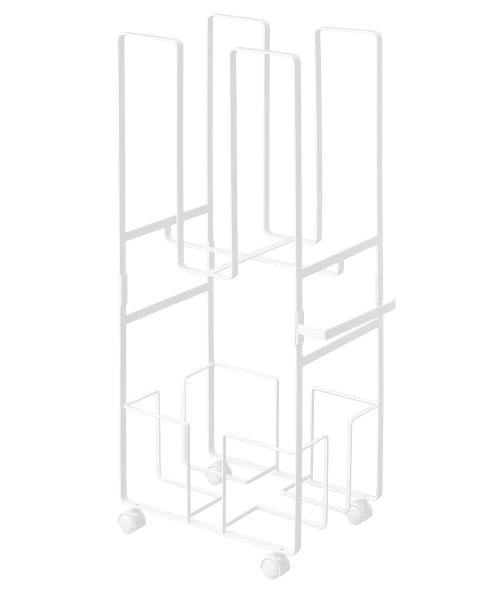 tower(タワー)/ダンボール&新聞ストッカー タワー ホワイト/ホワイト