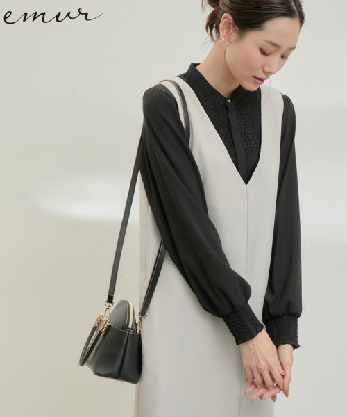 【emur/エミュール】レース使いブラウス 人気・おすすめ｜使いやすい・旅行におすすめ 品質保証 全国発送 正規品・日本国内発送・安心保証付き