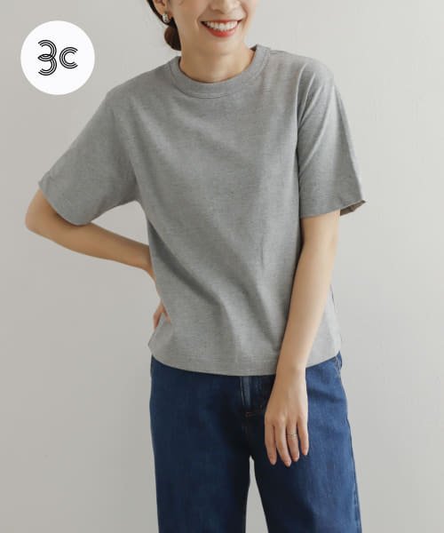 URBAN RESEARCH DOORS(アーバンリサーチドアーズ)/『3サイズ展開』commpost　リサイクルコットンショートスリーブTシャツ/GRAY