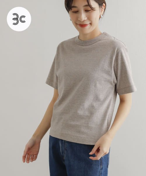 URBAN RESEARCH DOORS(アーバンリサーチドアーズ)/『3サイズ展開』commpost　リサイクルコットンショートスリーブTシャツ/PINKBEIGE