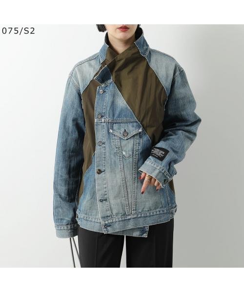 LUTZ HUELLE(ルッツヒュエル)/Lutz Huelle デニムジャケット SLANT DENIM JACKET 切替 ライン/その他