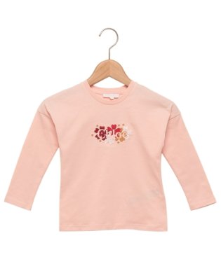 Chloe/クロエ Tシャツ カットソー ロゴ ピンク ガールズ CHLOE C15E34 45K/505797493