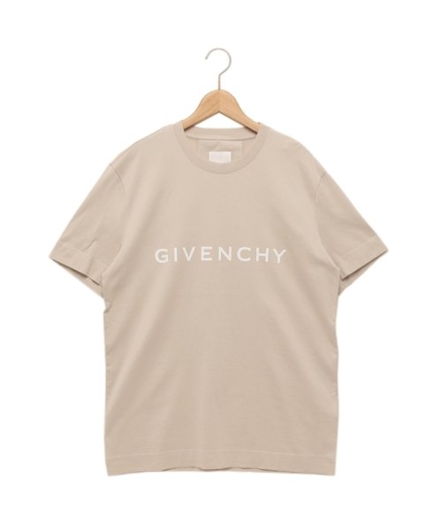 GIVENCHY(ジバンシィ)/ジバンシィ Tシャツ カットソー スリムTシャツ ロゴ ベージュ メンズ GIVENCHY BM716G3YAC 267/その他系1