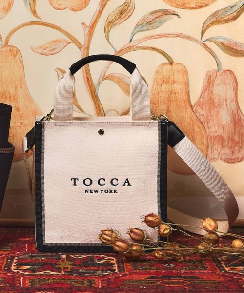 TOCCA(TOCCA)/【WEB限定】TABLEAU BAG キャンバスバッグ/アイボリー系