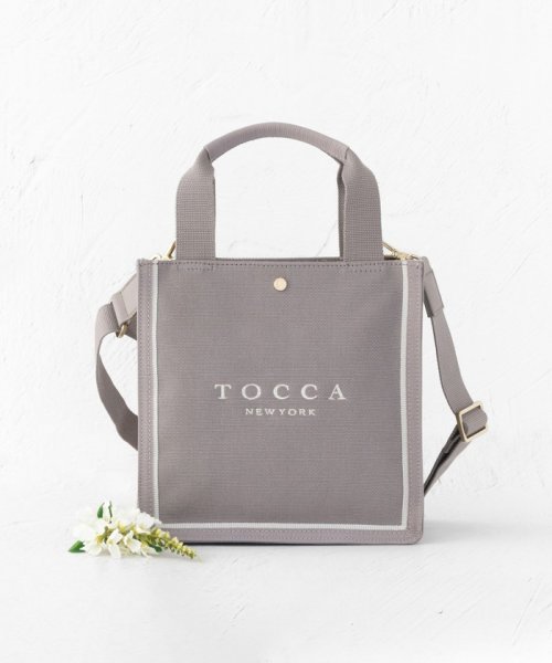 TOCCA(TOCCA)/【WEB限定】TABLEAU BAG キャンバスバッグ/ライトグレー系