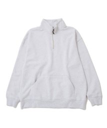 FUSE(フューズ)/【SCREEN STARS（スクリーンスターズ）】 HALF ZIP SWEAT/グレー