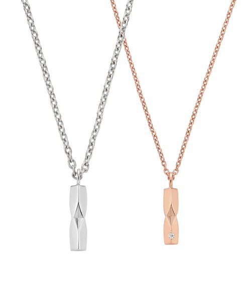 砂時計 ペアネックレス 0mm Mens 全長 約3 Womens シルバー925