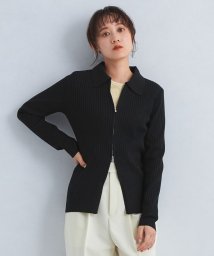 green label relaxing/スキニー ジップ ポロニット プルオーバー －ウォッシャブル－/505797909