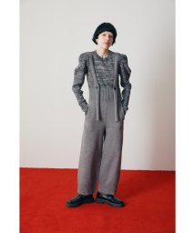 HeRIN.CYE(ヘリンドットサイ)/Knit suspender pants/GRY
