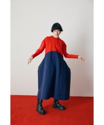 HeRIN.CYE(ヘリンドットサイ)/Ponte docking dress/RED