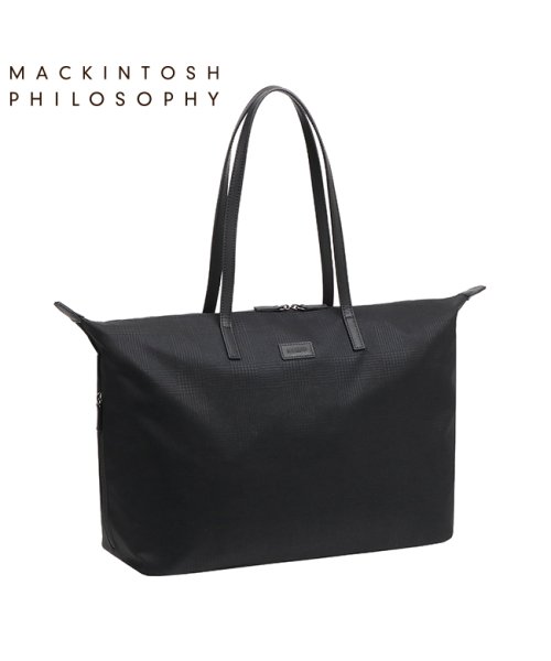 MACKINTOSH(マッキントッシュ)/マッキントッシュフィロソフィー トートバッグ ビジネストート レディース 大容量 ファスナー A4 B4 PC MACKINTOSH PHILOSOPHY 17/ブラック