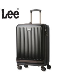Lee(Lee)/Lee リー スーツケース Mサイズ 53L フロントオープン 前開き 軽量 320－9021 キャリーケース キャリーバッグ/ブラック