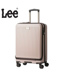 Lee(Lee)/Lee リー スーツケース Mサイズ 53L フロントオープン 前開き 軽量 320－9021 キャリーケース キャリーバッグ/ピンク