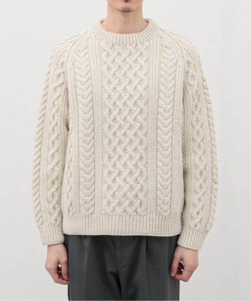 JOURNAL STANDARD(ジャーナルスタンダード)/【INVERALLAN / インバーアラン】CASHMERE HANDKNIT C/N 1A/ホワイトB