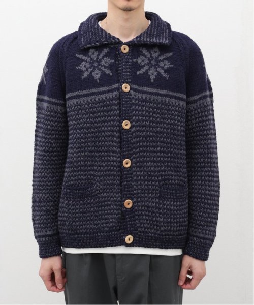 JOURNAL STANDARD(ジャーナルスタンダード)/【INVERALLAN / インバーアラン】HANDKNIT 30E/ネイビー