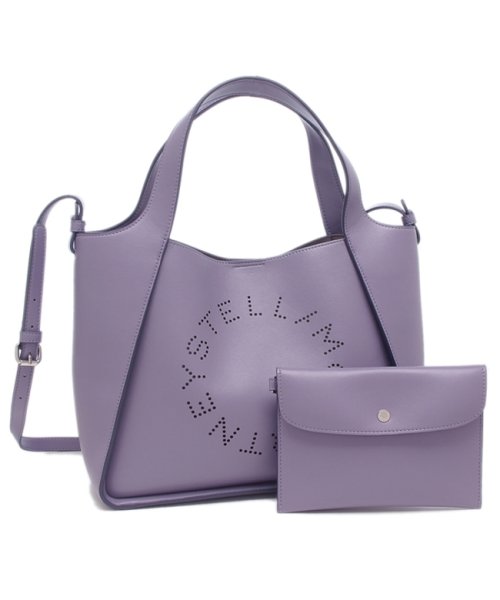 Stella McCartney(ステラマッカートニー)/ステラマッカートニー トートバッグ ショルダーバッグ ロゴ パープル レディース STELLA McCARTNEY 513860 W8542 5201/その他