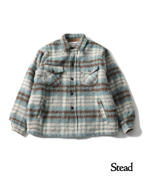 J.S Homestead(ジャーナルスタンダード　ホームステッド)/【J.S.Homestead / Stead】COUNTRY CHECK BOA SHIRT JACKET/ブラウンD