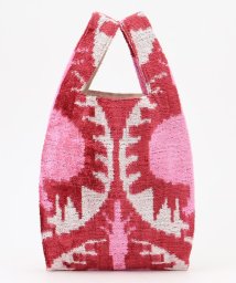 GRACE CONTINENTAL(グレースコンチネンタル)/Kilim ARTS キリムマルシェバッグ/ピンク