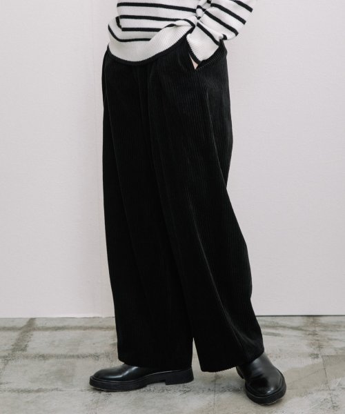 【Liyoca】太コールタックパンツ －手洗い可－ H165 B78 W58 Liyoca 5cm U1687884792(12870円)