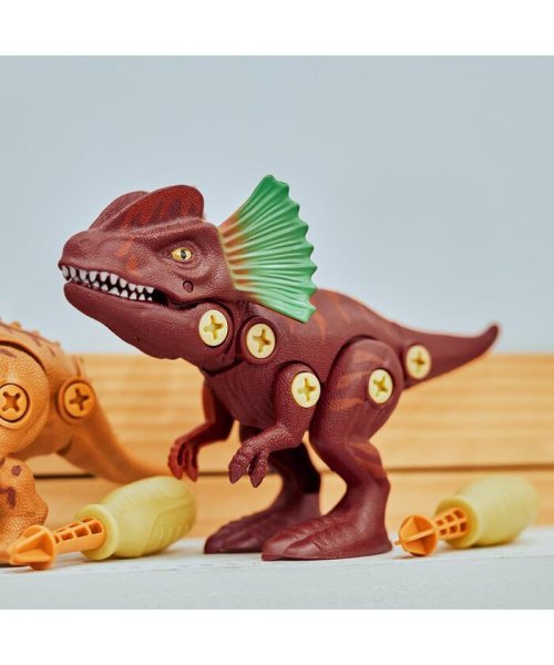  FO TOYBOX(エフオートイボックス)/DIY TOY DINOS/エンジ