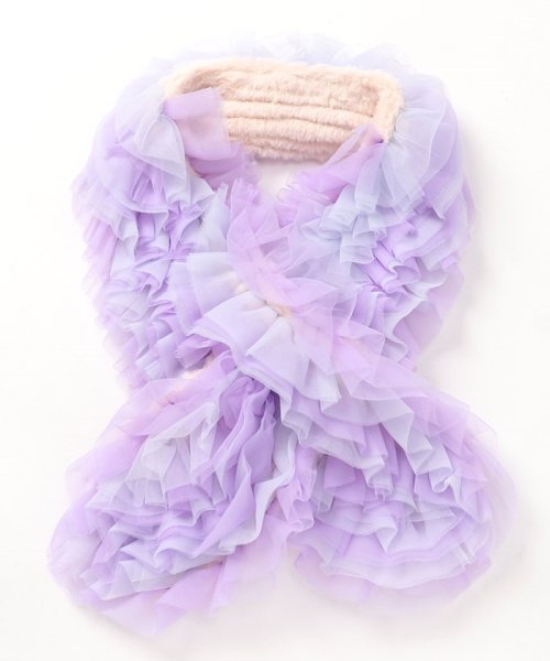 fafa(フェフェ)/【MINA BELLE 】TULLESCARF/LAVENDER