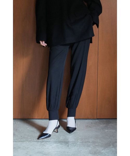 CLANE(クラネ)/JOGGER PANTS/BLACK