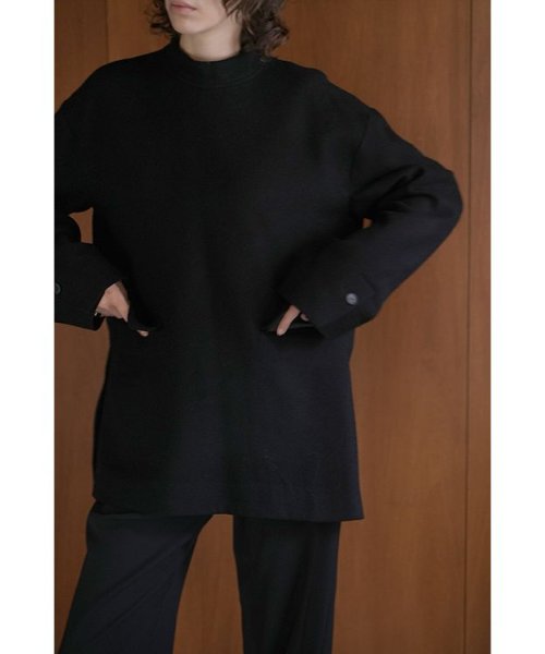 CLANE(クラネ)/WOOL OVER TOPS/BLACK