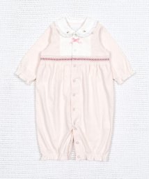 fillot de bebe reduction/スムースパリマルシスモッキング丸襟2WAYオール(50~75cm)/505797928