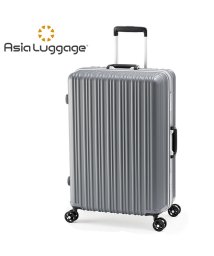 ASIA LUGGAGE(アジアラゲージ)/アジアラゲージ マジカルイス スーツケース Mサイズ 64L 軽量 中型 フレームタイプ ALI－5088－24 キャリーケース キャリーバッグ/ダークグレー