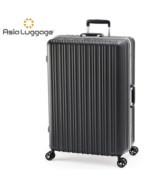 ASIA LUGGAGE(アジアラゲージ)/アジアラゲージ マジカルイス スーツケース Lサイズ LL 96L 受託無料 大容量 大型 軽量 フレームタイプ ALI－5088－28 キャリーケース/ブラック