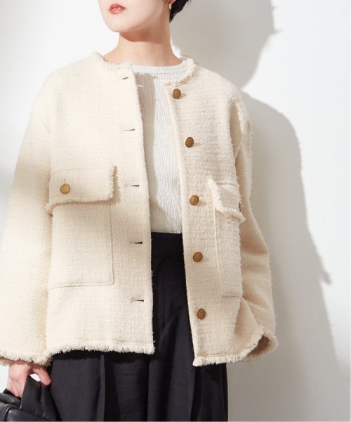 GIOLICA MIXツイードWIDEジャケット 身長 165cm　着用サイズ