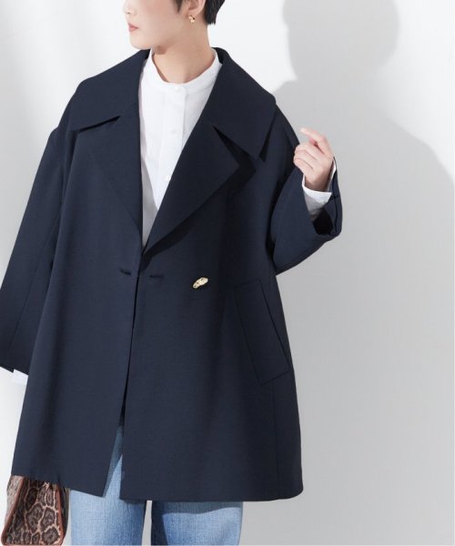 バックサテン ワイドカラーコート ワイドカラーコート バックサテン S2589483884(19800円)