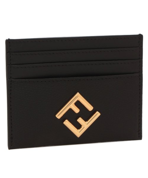 FENDI(フェンディ)/フェンディ パスケース カードケース FFダイヤモンド ブラック レディース FENDI 8M0445 ALWA F0KUR/その他